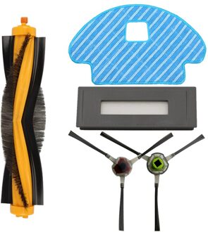 4 x side borstel + 3x filter + 1x belangrijkste borstel roller + 2 x mop doek voor Ecovacs Deebot OZMO 930 robot stofzuiger accessoires