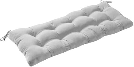 4 # Zachte Bench Kussen Met Vaste Tie Lange Rechthoekige Tuin Meubels Lounger Effen Cojines Sofa Swing Kussen Voor Lounger grijs