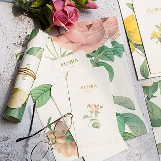 4 Zakken (12 Enveloppen + 24 Brief Papier) kawaii Esthetische Bloem Envelop Voor Uitnodigingen Leuke Kantoorbenodigdheden Levert 03247