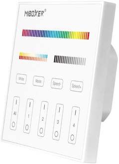 4-Zone RGB+CCT Smart Panel Remote Controller - B4 Mi-light 2.0