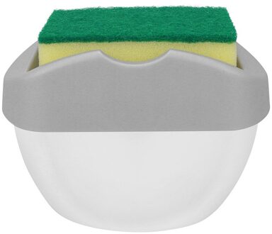 40 #2-In-1 Zeepdispenser En Spons Caddy Zeepdispenser Spons Houder Met Spons Keuken cleaner Tool Slaapkamer
