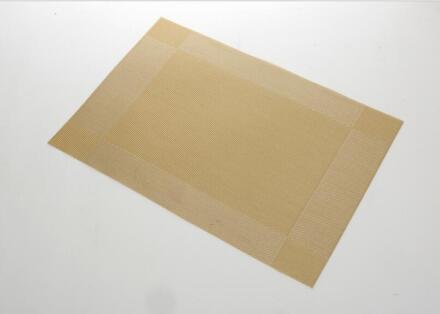 40*30cm Placemat mode pvc eettafel mat remblokjes kom pad onderzetters waterdicht tafelkleed pad anti -slip pad goud