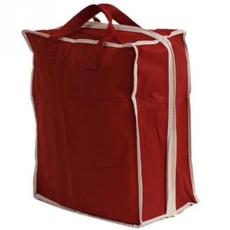 40*35*20 Cm Schoen Tas Pouch Portable Opvouwbaar Organizer Waterdicht Niet-geweven Stof Bordeauxrood