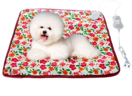 40*40Cm 220V Warm Pet Kat Hond Elektrische Verwarmde Verwarming Pad Mat Deken Bed