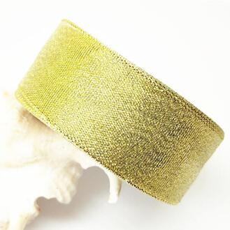 40/50mm 1-1/2 "2" 5 Meter Goud En Zilver Metallic Glitter Lint Kleurrijke pakket linten goud / 40mm