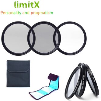 40.5Mm Uv Cpl ND4 Filter Kit Voor Sony ZV-E10 ZVE10 A6500 A6400 A6300 A6100 A6000 A5100 A5000 NEX-6 16-50Mm A7C 7C 28-60Mm Lens