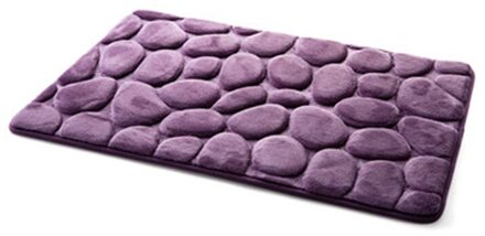 40*60Cm Kleurrijke Badmat Badkamer Memory Foam Mat Tapijt Wateropname Tapijt Vloer Anti Slip Zachte Tapijt matten Keuken Tapijten paars