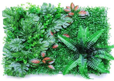 40*60Cm Tuin Plant Hek Uv Beschermd Privacy Hek Scherm Kunstmatige Plant Hedge Paneel Groene Wallfor Outdoor Tuin achtertuin