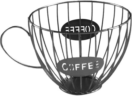 40 # Bekerhouder Mok Vorm Koffie Pod Houders Organizer Voor Teller Koffie Bar Rangement Keuken Cups Keuken Gereedschap grijs