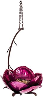 40 # Bird Feeder Opknoping Metalen Bloem Vogel Feeder Tuin Decoratie Outdoor Pole Art Feeder Kooi Voor Vogels Vogelhuisjes Voor buiten