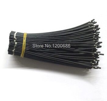 40 CM 5mm half strip UL 1007 18AWG ZWART 20 stuk/partij super flexibele 18AWG PVC geïsoleerde Draad Elektrische kabel, LED kabel,