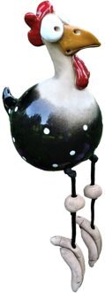 40 # Decor Kip Tuin Gazon Plug Kip Haan Ornamenten Hens Vogel Standbeelden Rand Zits Indoor Outdoor Achtertuin Decoraties zwart