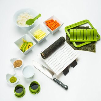 40 # Diy Sushi Maken Kit Roll Sushi Maker Rice Roll Mold Keuken Sushi Gereedschap Japanse Sushi Koken Gereedschap Keuken gereedschap