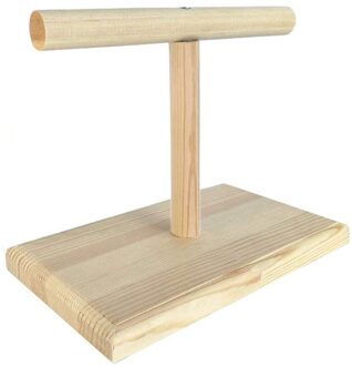 40 # Draagbare Houten Vogel Papegaai Training Spin Baars Stand Speeltuin Platform Speelgoed Training Speelgoed Vogel Stand