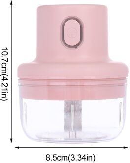 40 # Elektrische Knoflook Stamper Stevig Duurzaam Mini Crusher Chopper Usb Opladen Voor Verpletterd Knoflook Geplet Gember Gemalen Verse Chili 100ML