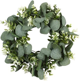 40 # Eucalyptus Krans Kunstmatige Planten Achtergrond Muur Decor Bruiloft Feestartikelen Diy Kerst Home Decoratie