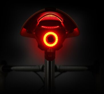 40 # Fiets Nacht Sensor Licht Rijden Achterlicht Intelligente Rem Inductie Achterlichten Oplaadbare Racefiets Mountainbike