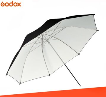 40 inch/101 cm Studio Paraplu Black & White Rubber Doek Roestvrijstalen Fotografie Reflecterende Paraplu Photo Studio Accessoires