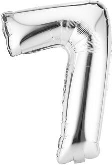 40 Inch Goud Zilver Nummers Folie Ballon Digit Air Mylar Ballons Verjaardagsfeestje Bruiloft Decoratie Evenement Feestartikelen zilver 7