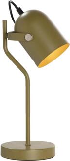 40% korting - Leen Bakker - Bureaulamp Senn - - 39xØ17,5 Cm - Metaal - Groen