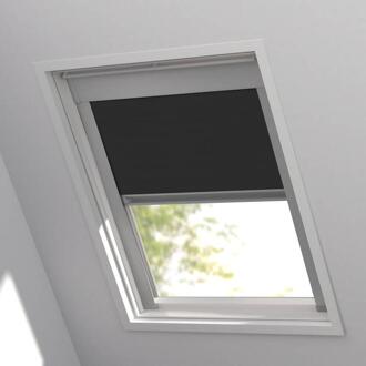 40% korting - Leen Bakker - Fenstr Dakraamrolgordijn Hamburg Verduisterend - (15061) - Polyester - Zwart - 120x10x10 Cm