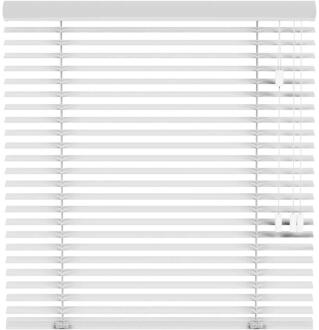 40% korting - Leen Bakker - Fenstr En Jaloezie Budapest 50mm - (10318) - Hout - Wit - 120x10x10 Cm