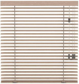 40% korting - Leen Bakker - Fenstr En Jaloezie Oslo 50mm - Eiken (25902) - Hout - Beige - 120x10x10 Cm
