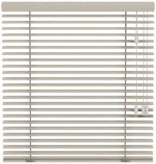 40% korting - Leen Bakker - Fenstr En Jaloezie Praag 50mm - Linnen (25508) - Hout - Taupe - 120x10x10 Cm