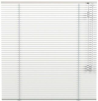 40% korting - Leen Bakker - Fenstr Jaloezie 25mm Metallic - Zilver (75001) - Aluminium - Zilverkleurig - 120x10x10 Cm
