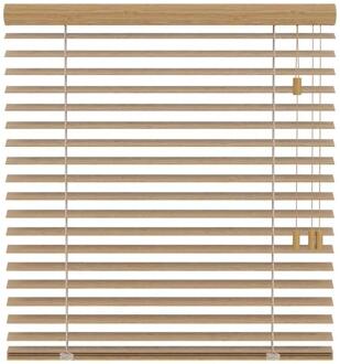 40% korting - Leen Bakker - Fenstr Jaloezie Tahiti 65mm - Eiken (25901) - Bamboe - Beige - 120x10x10 Cm