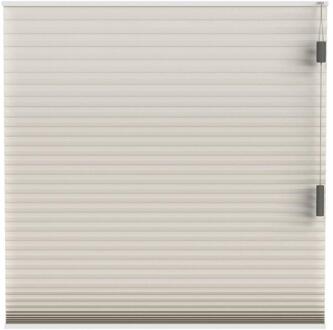 40% korting - Leen Bakker - Fenstr Plisségordijn Montreal Dubbel 25mm Lichtdoorlatend - (25006) - Polyester - Crème - 120x10x10 Cm