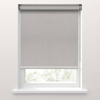 40% korting - Leen Bakker - Fenstr Rolgordijn Cadiz Lichtdoorlatend - Steen (20061) - Polyester - Grijs - 120x10x10 Cm