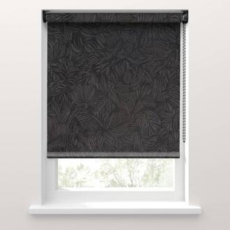 40% korting - Leen Bakker - Fenstr Rolgordijn Siena Lichtdoorlatend - (15045) - Polyester/Acryl - Zwart - 120x10x10 Cm