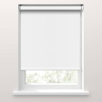 40% korting - Leen Bakker - Fenstr Rolgordijn Turijn Verduisterend - (10021) - Polyester - Wit - 120x10x10 Cm