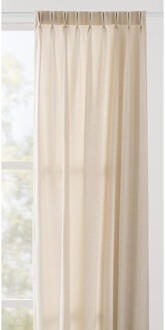 40% korting - Leen Bakker - Gordijnstof Kate - Zand - Polyester - Beige - B140 Cm