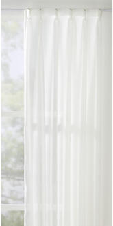 40% korting - Leen Bakker - Vitrage Sintra - Off-white - Polyester - Crème#Wit - H315 Cm