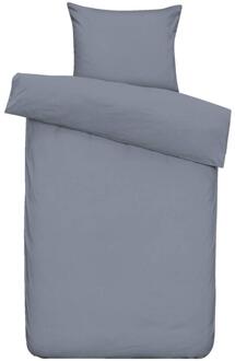 40% korting - Op=Op | Leen Bakker - Dekbedovertrek Lio - 240x220 Cm - Polyester - Blauw