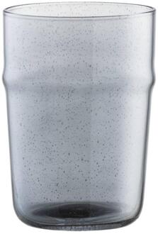 40% korting - Op=Op | Leen Bakker - Water Fiora - 300 Ml - Glas - Grijs - B10.5 Cm