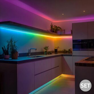 40 meter WS2811 digitale RGB led strip set - basic