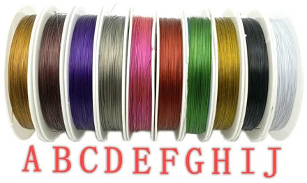 40 Meters/Roll Dental Stainless Steel Wire Dental Colorful Wire 0.3mm Diameter