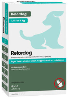 40 mg spot-on anti-parasiet hond (1,5 - 4 kg) 2 x 3 pipetten