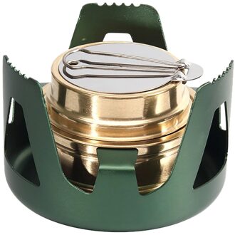 40 # Mini Outdoor Draagbare Vloeibare Vaste Alcohol Fornuis Veld Fornuis Camping Verdamping Solid Alcohol Kachel Kachel Accessoires