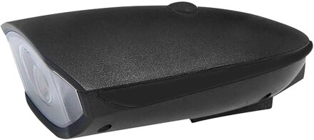 40 # Multifunctionele Fiets Headight Met Hoorn 1200Mah Oplaadbare Waterdichte Fiets Koplamp Signaal Licht Voor Night Fietsen zwart