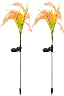 40 # Outdoor Led Solar Tarwe Oor Lamp Outdoor Waterdichte Tuin Decoratie Binnenplaats Lamp Licht Sensing Simulatie Tarwe Lamp