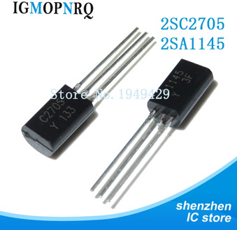 40 pairs 20pcs A1145 2SA1145 and C2705 2SC2705 to 92 new and original