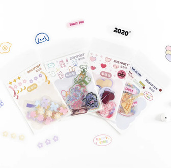 40 pcs/lot cute Graffiti animal Decorative Stickers Scrapbooking Stick Label Diary Album stationery painting Sticker Accessories