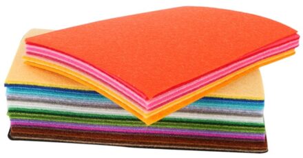 40 pcs Vilt DIY Polyester Stof Doek Voelde DIY Craft Dikte costura Handgemaakte naaien voor Home Decor 10 cm * 15 cm