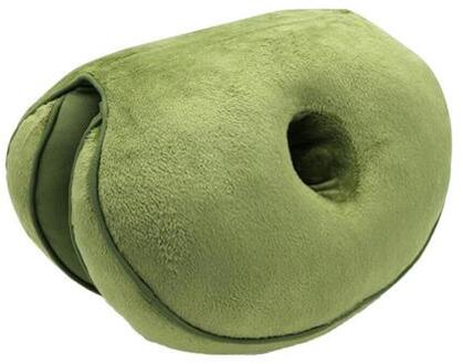 40% Sales! Home Office Multifunctionele Dual Zachte Heup Zitkussen Pluche Vouwen Kussen leger groen