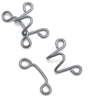 40 Sets/partij Grote Broek Broek Jurk Jeans Haken 13 # Metalen Messing Haak/Oog Nikkel, Zwart, brons Haak + Bar Hij-032 Antiek Messing