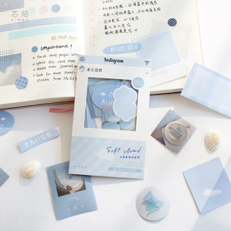 40 sheets Breeze transit series Sticker Pack Creative Fresh journal DIY Decoration Cute Diary scrapbook stickers kawaii